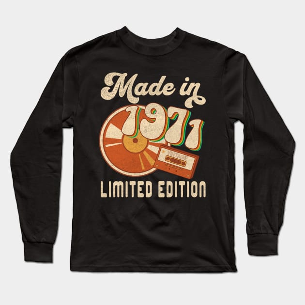 Made in 1971 Limited Edition Long Sleeve T-Shirt by Bellinna